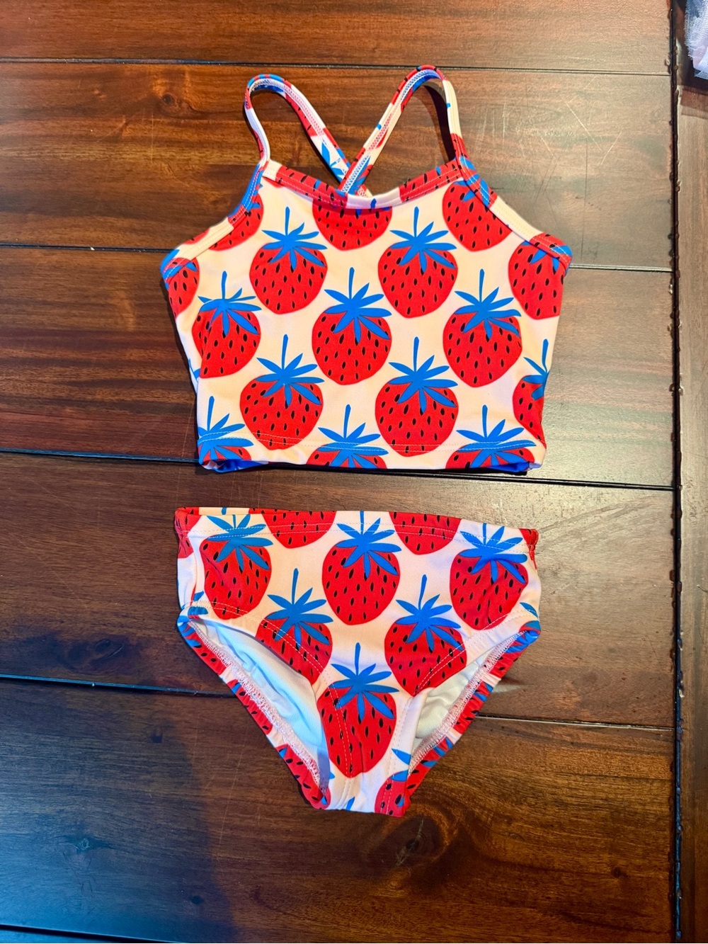 Hanna Andersson 2T Strawberry Tankini Swimsuit